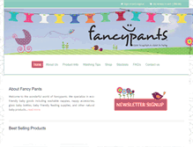Tablet Screenshot of fancypantsproducts.co.za